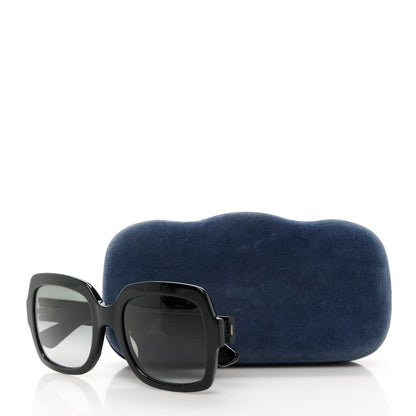 Gucci Acetate Square Frame Sunglasses GG0036S Black 9 of 9