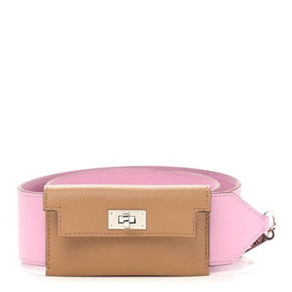 Hermes Swift Epsom Pocket Kelly Shoulder Strap Mauve Sylvestre Chai 1 of 6