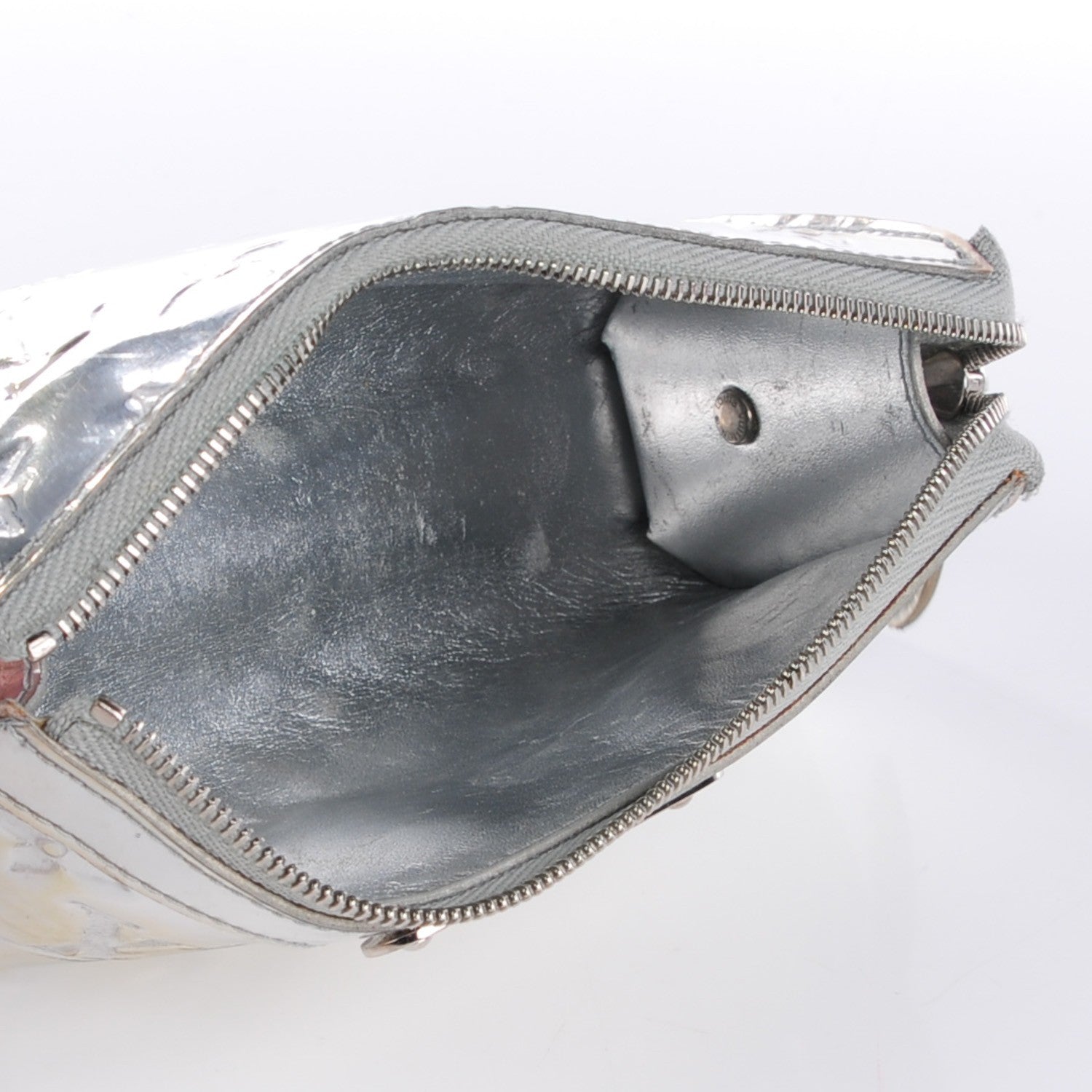 Louis Vuitton Monogram Miroir Trousse Cosmetic Bag Silver 5 of 7