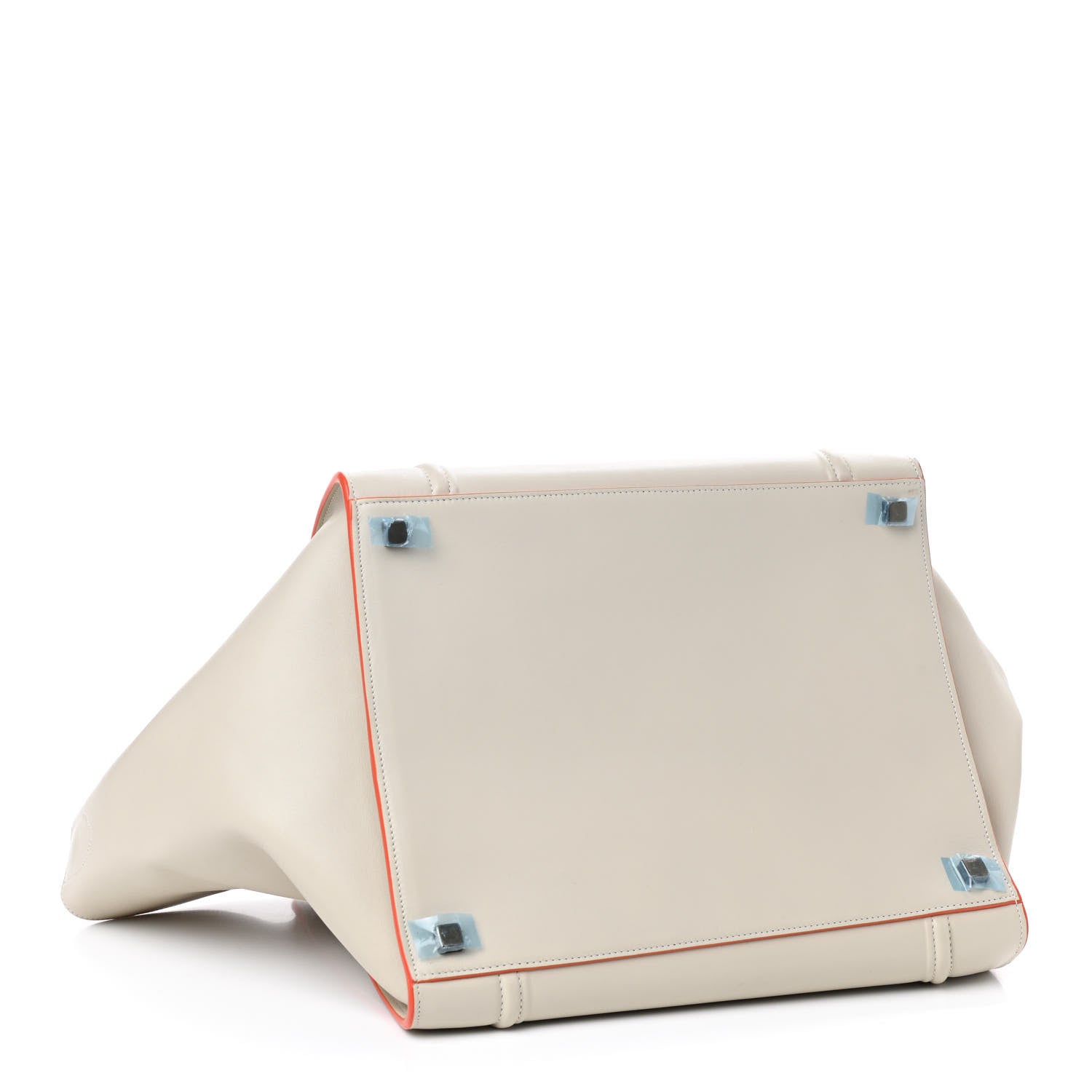 Celine Grained Calfskin Medium Phantom Luggage Cream 3 of 7