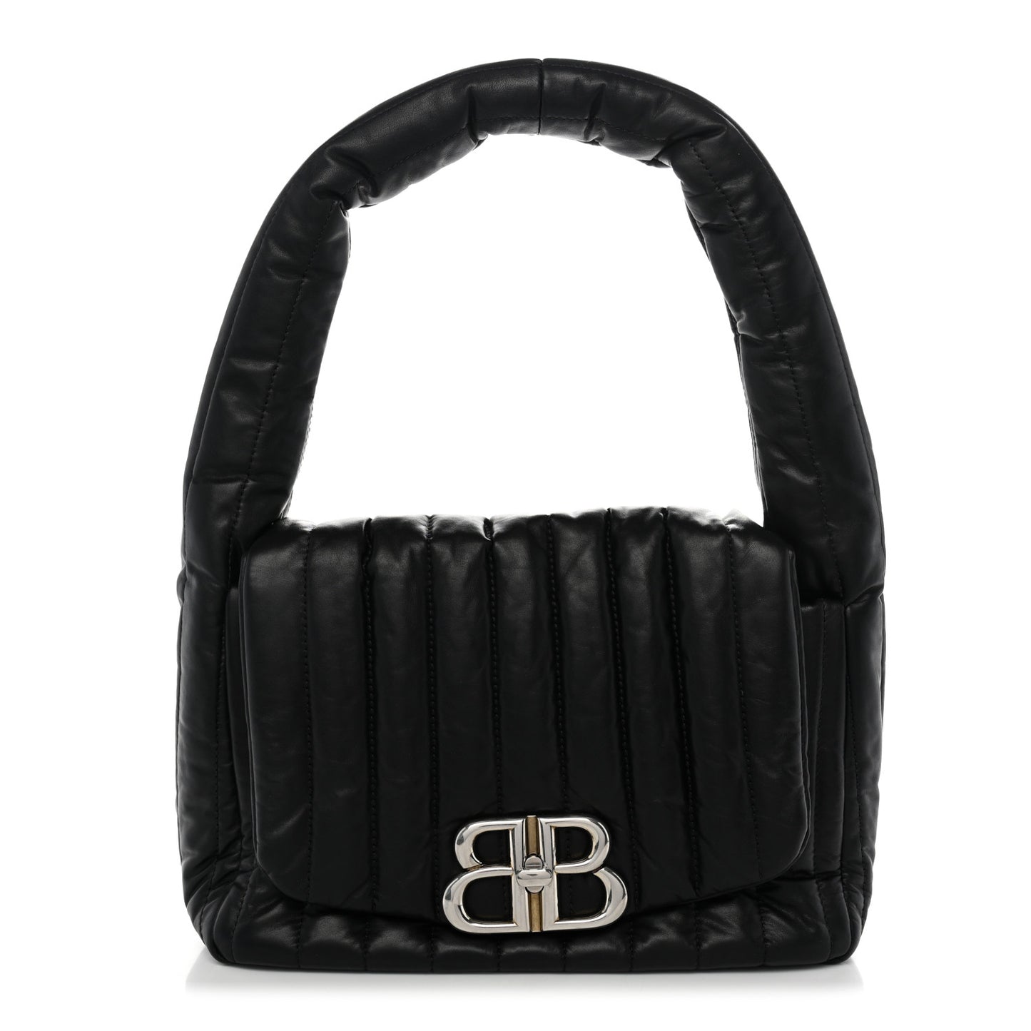 Thin Calfskin Small Monaco Sling Shoulder Bag Black