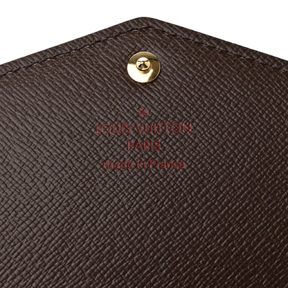 Louis Vuitton Damier Ebene Sarah Wallet NM 6 of 9