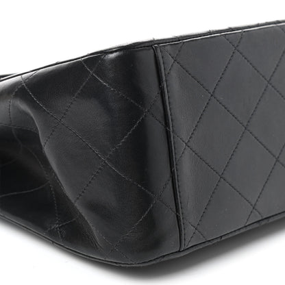 Chanel Lambskin Quilted XL Jumbo Single Flap Black 5 of 12