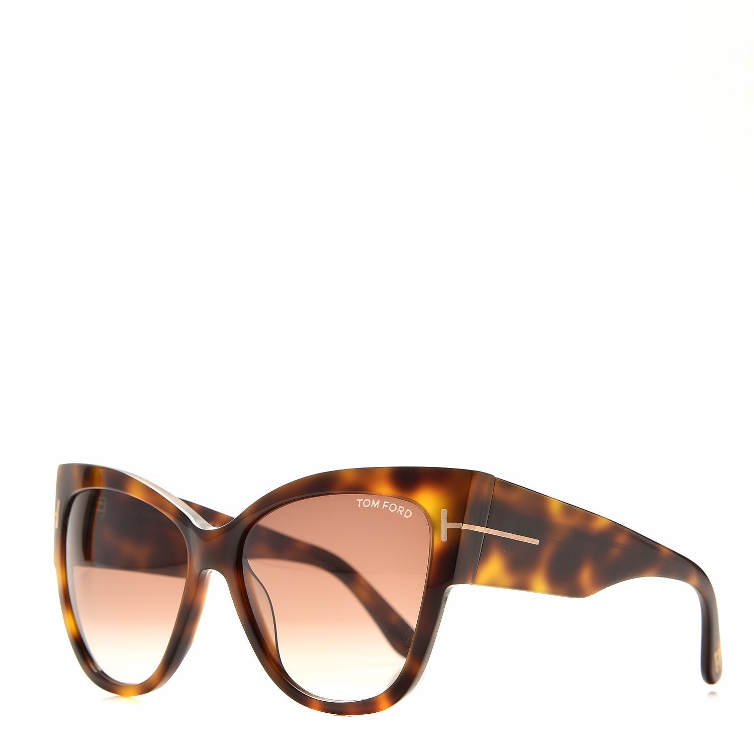 Tom Ford Acetate Anoushka Cat Eye Sunglasses TF371 Tortoise Shell 1 of 8