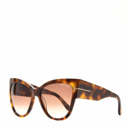 Tom Ford Acetate Anoushka Cat Eye Sunglasses TF371 Tortoise Shell 1 of 8