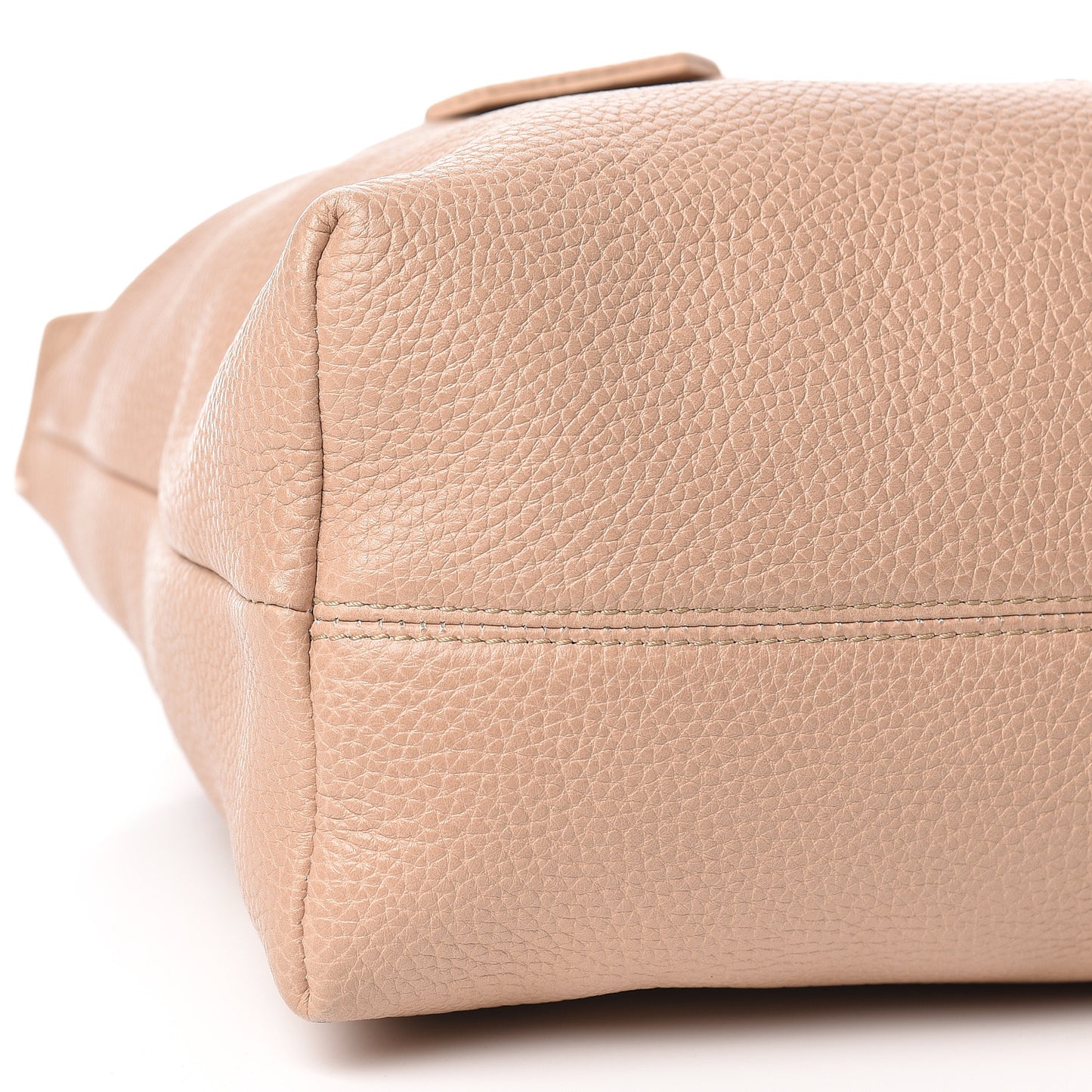 London Grainy Calfskin Medium Baynard Tote Light Nude