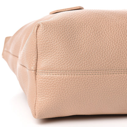 Burberry London Grainy Calfskin Medium Baynard Tote Light Nude 10 of 13