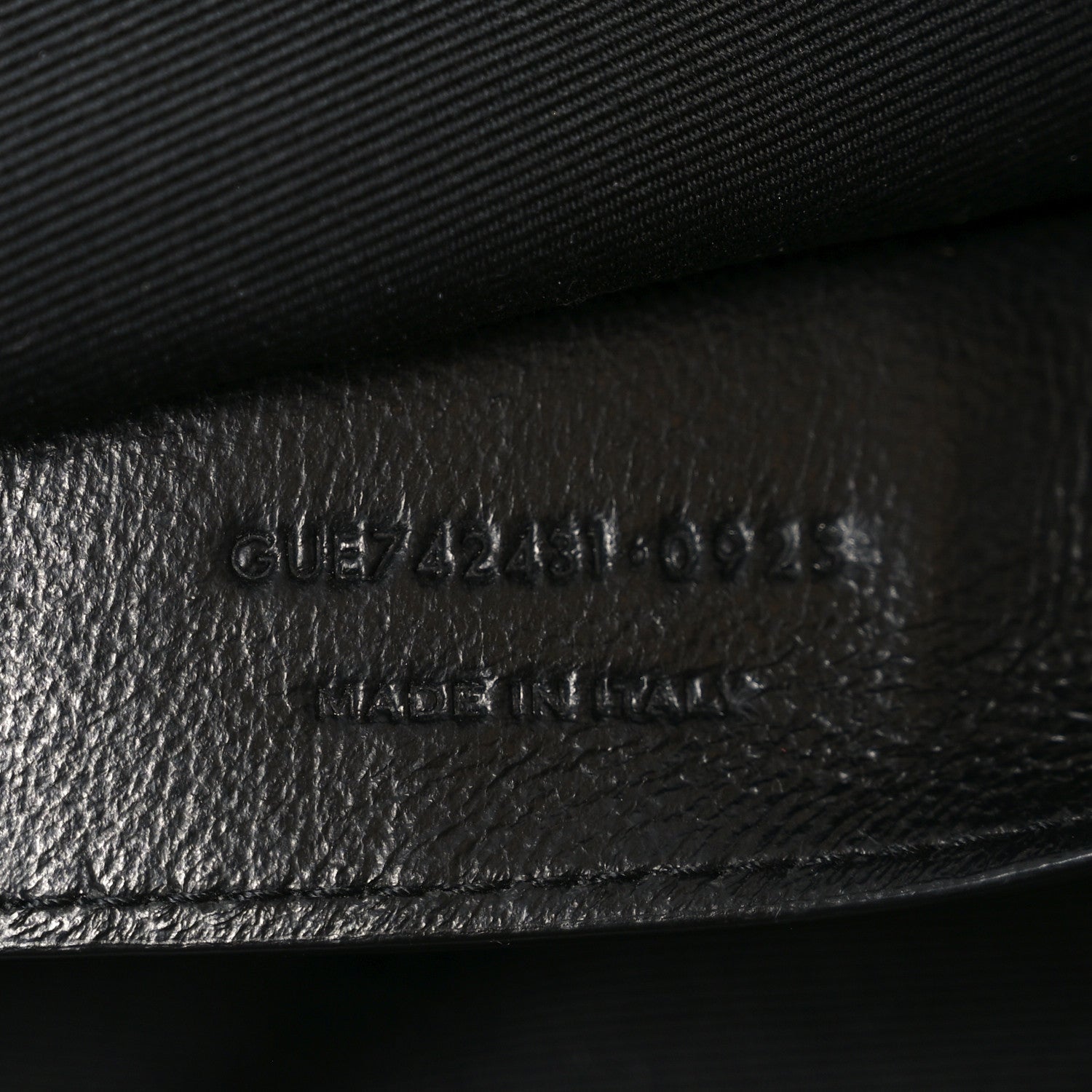 Saint Laurent Lambskin Matelasse Monogram Large Jamie 4.3 Black 6 of 9