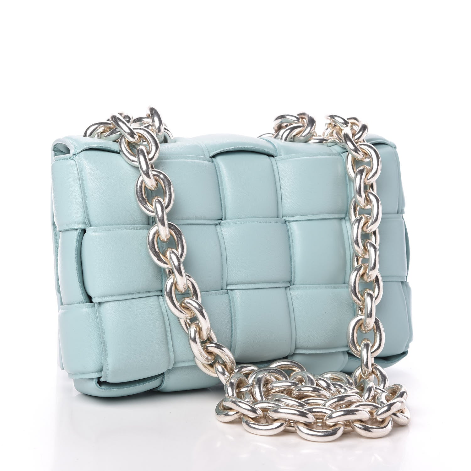 Bottega Veneta Lambskin Maxi Intreccio Padded Chain Cassette Crossbody Bag 3 of 10