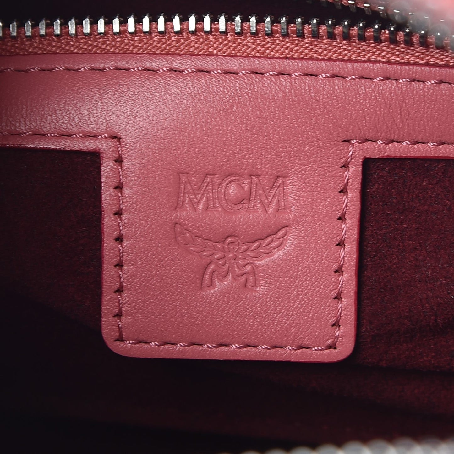 Calfskin Small Essential Boston Bag Pink