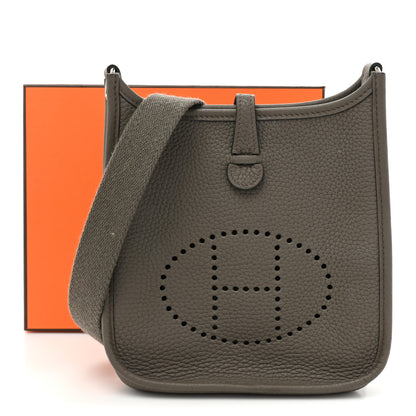 Hermes Taurillon Clemence Evelyne TPM Etain 14 of 14