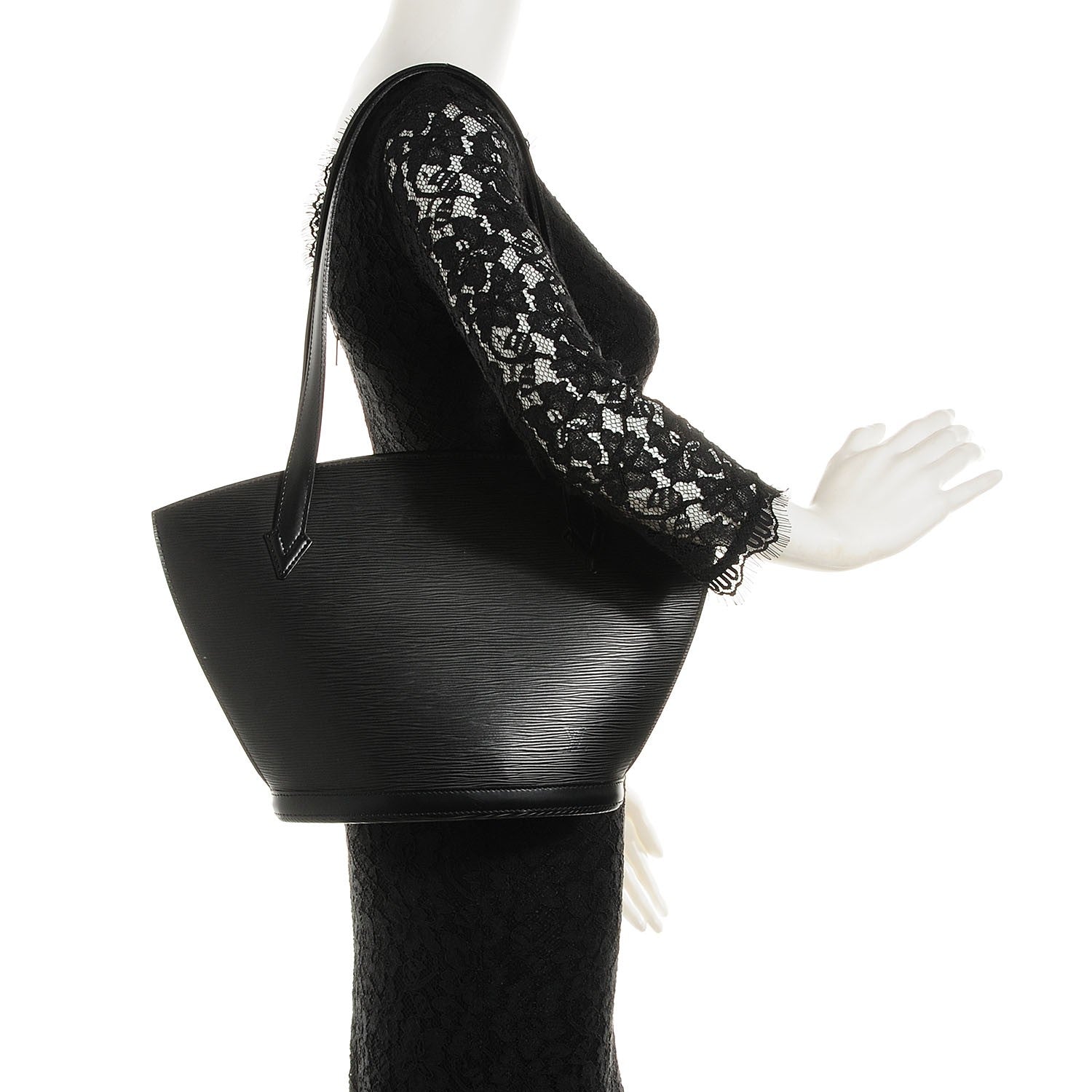 Louis Vuitton Epi Saint Jacques PM Black 2 of 7