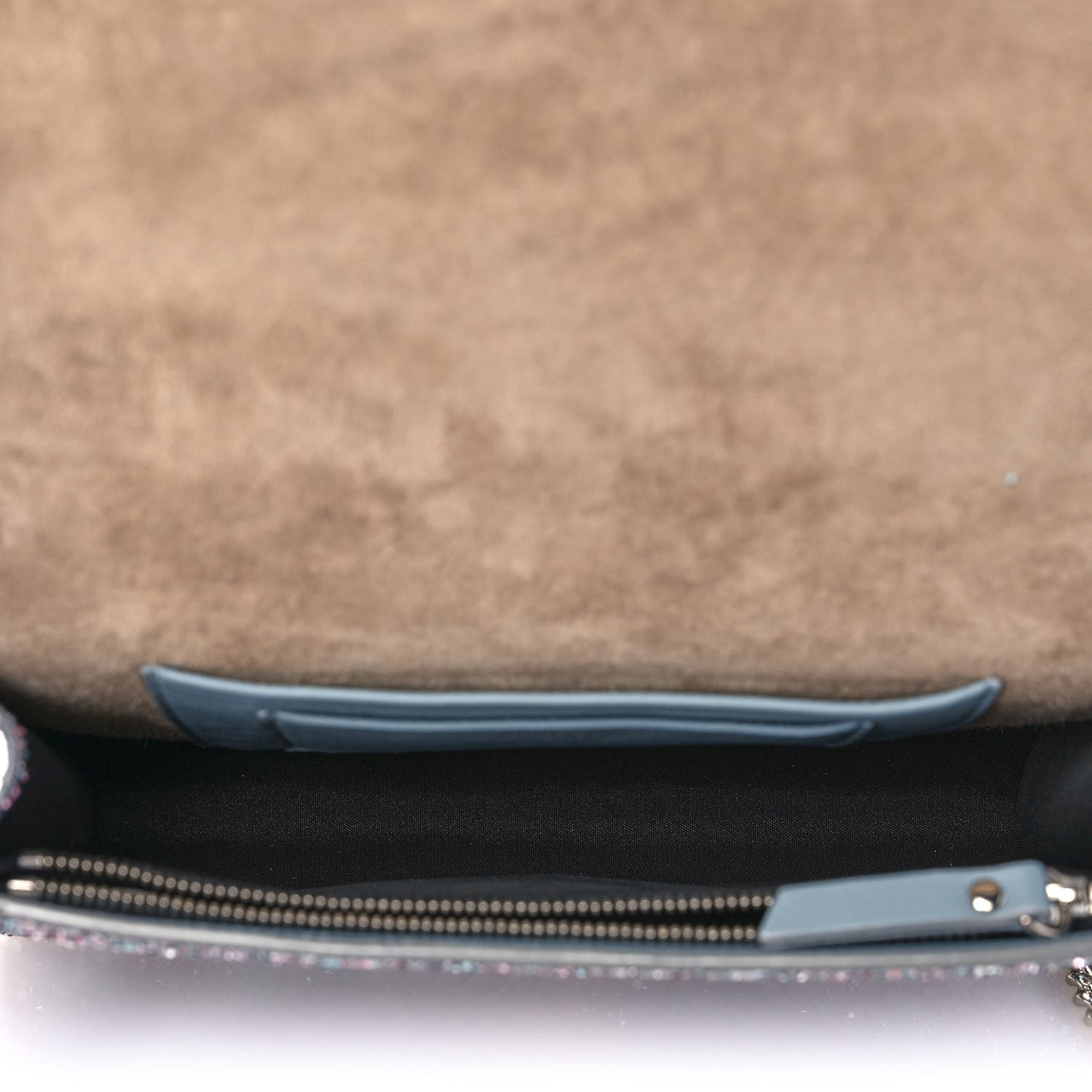 Glitter Florence Wallet on Chain Bubblegum Mix