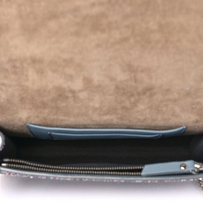 Jimmy Choo Glitter Florence Wallet on Chain Bubblegum Mix 5 of 9
