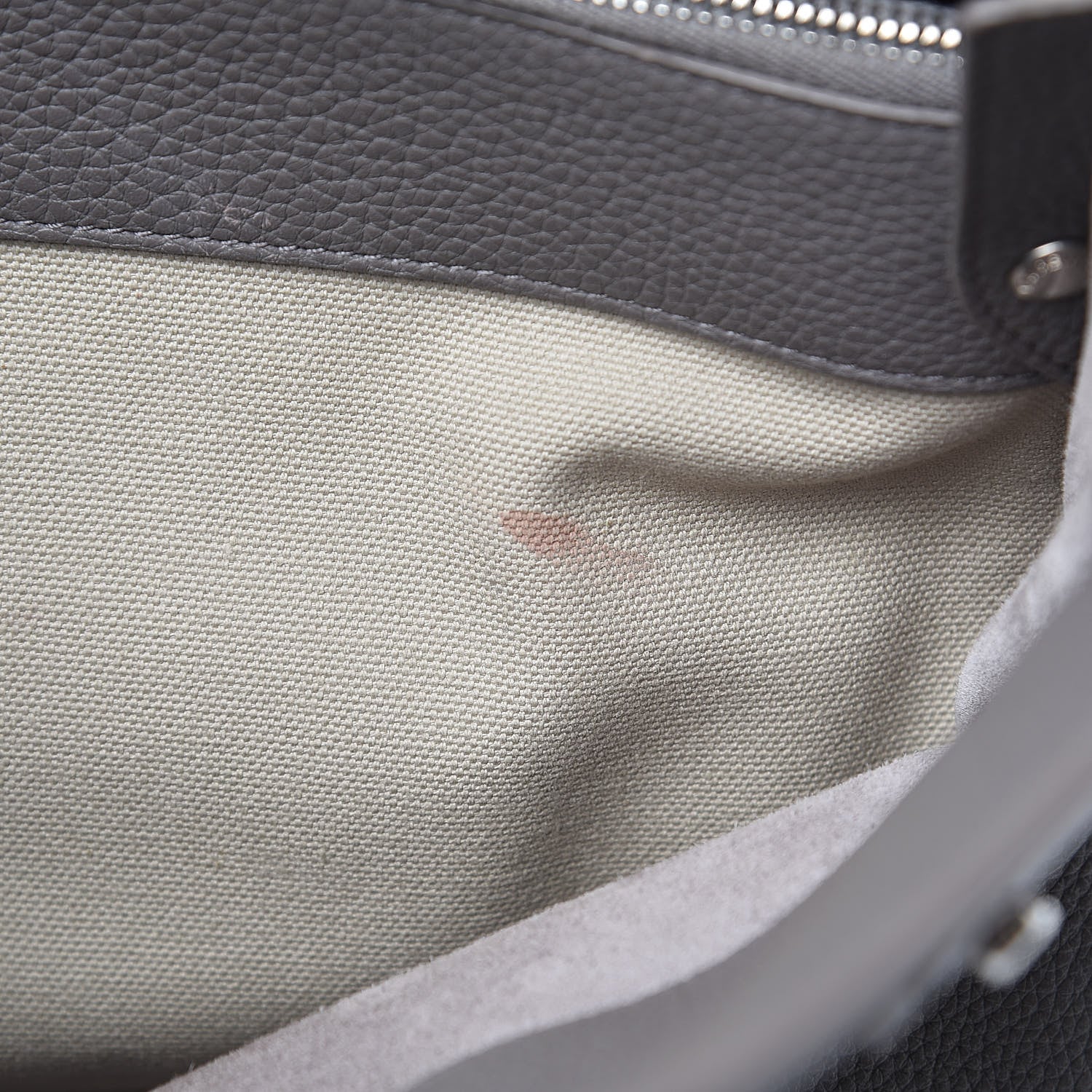 Saint Laurent Grained Calfskin Small Supple Sac De Jour Mouse Grey 8 of 13