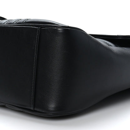 Gucci Calfskin Matelasse Large GG Marmont Shoulder Bag Black 9 of 9