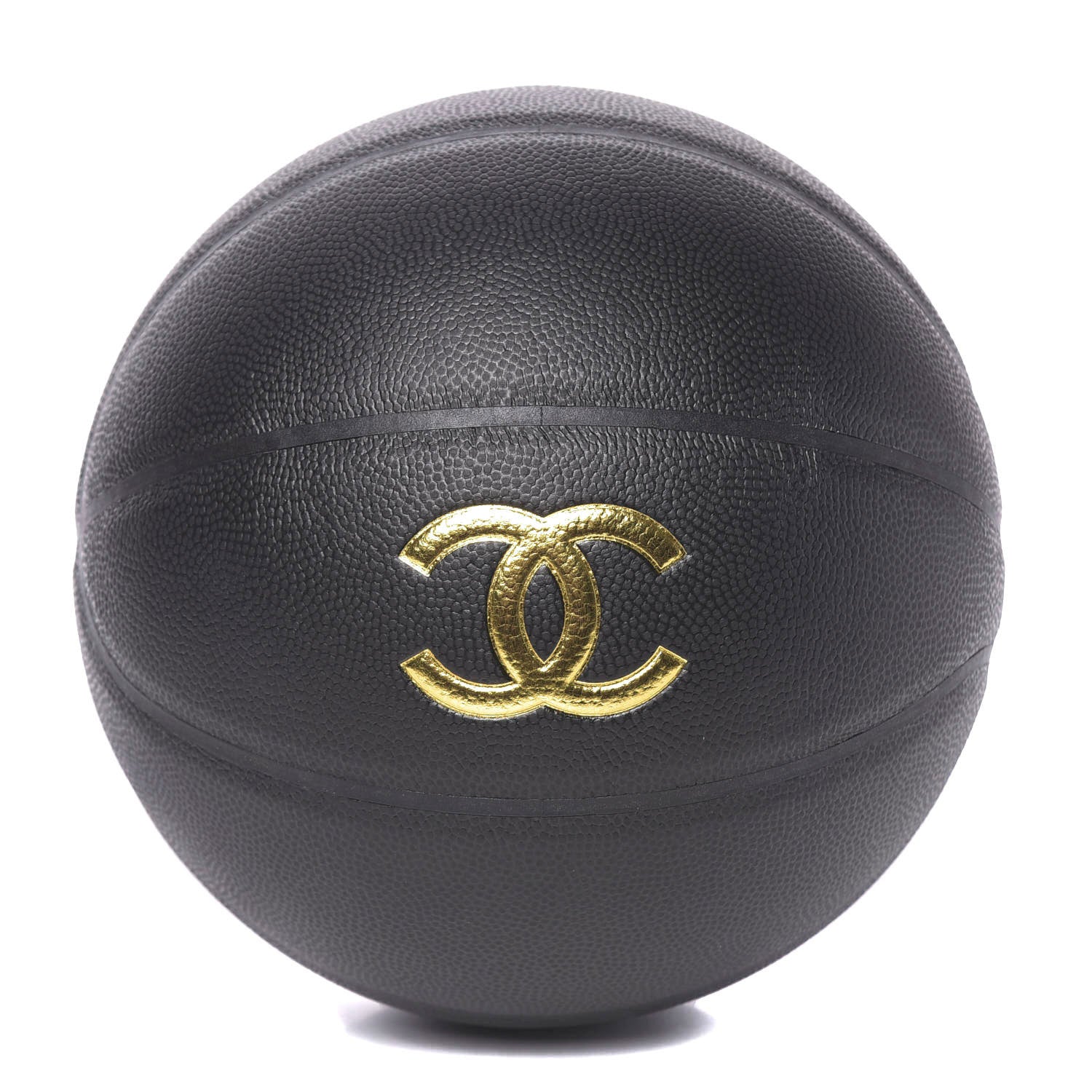 Chanel Lambskin Chain Net and Basketball Black Dark Gold 1 of 8