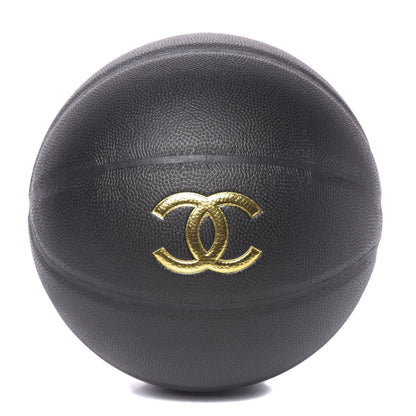 Chanel Lambskin Chain Net and Basketball Black Dark Gold 1 of 8