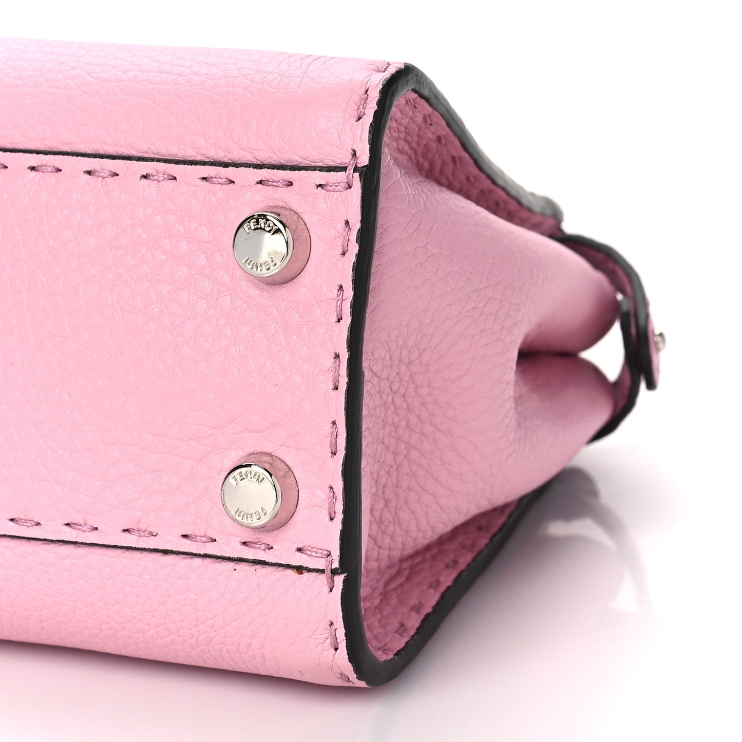 Cuoio Romano Snakeskin Selleria Mini Peekaboo Iconic Satchel Acquerello White