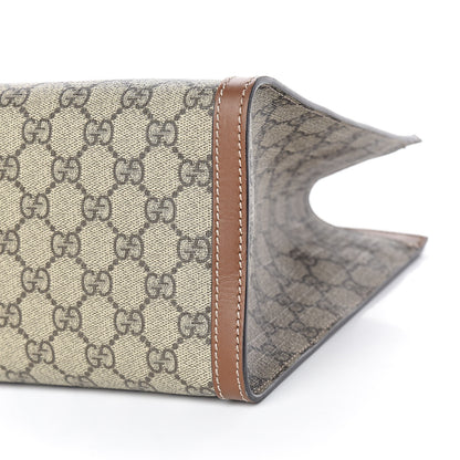 Gucci GG Supreme Monogram Medium Padlock Tote Beige Cuir 9 of 11