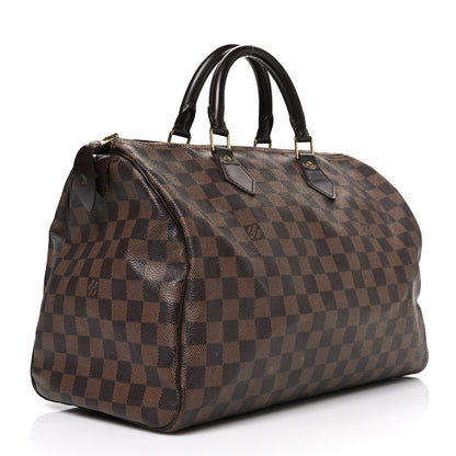 Louis Vuitton Damier Ebene Speedy 35 3 of 10