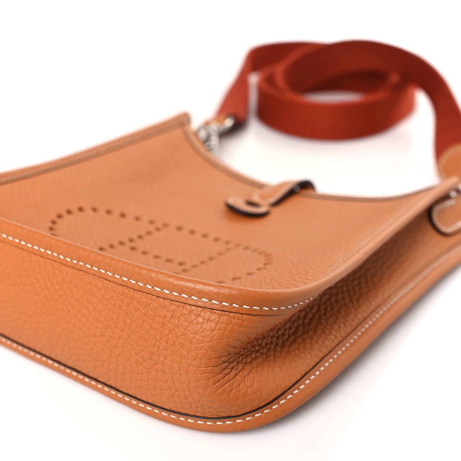 Hermes Taurillon Clemence Amazone Evelyne TPM Gold Cuivre 9 of 9