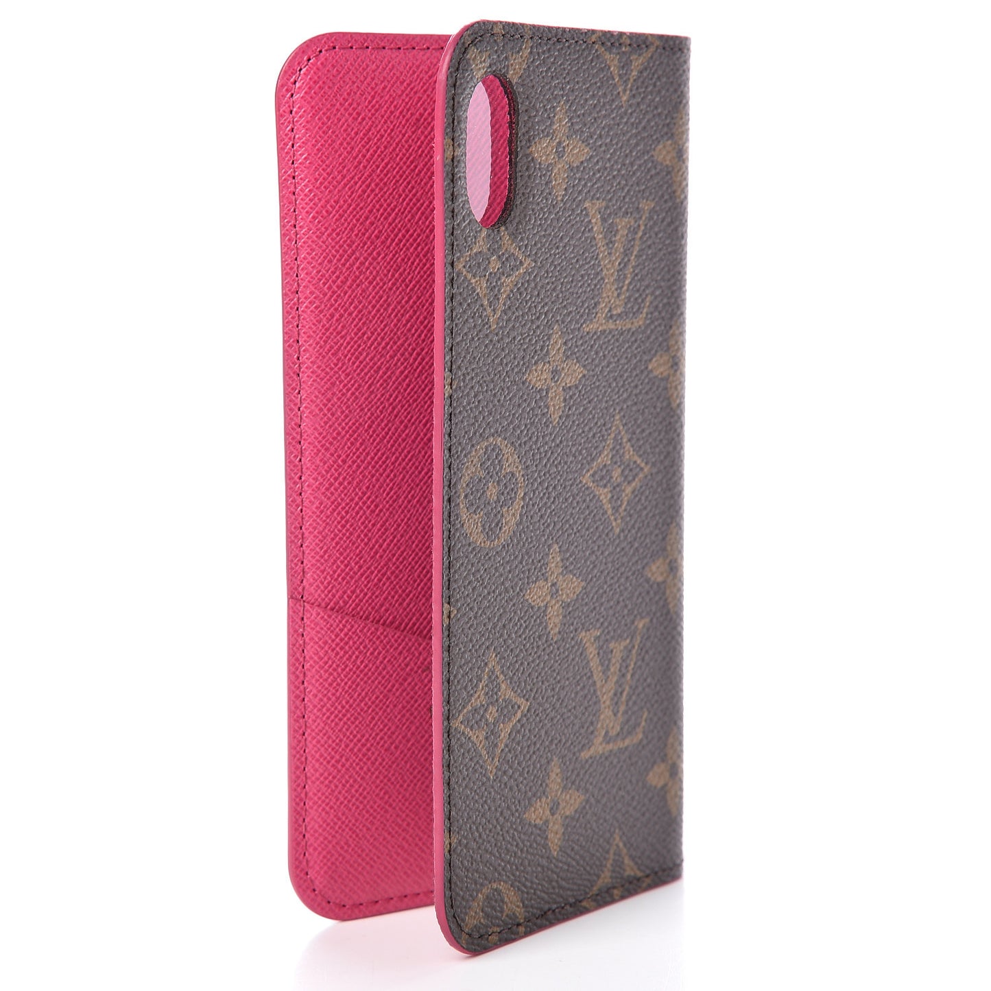 Monogram iPhone XS Max Folio Case Rose Pop