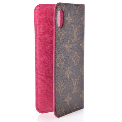 Louis Vuitton Monogram iPhone XS Max Folio Case Rose Pop 2 of 7