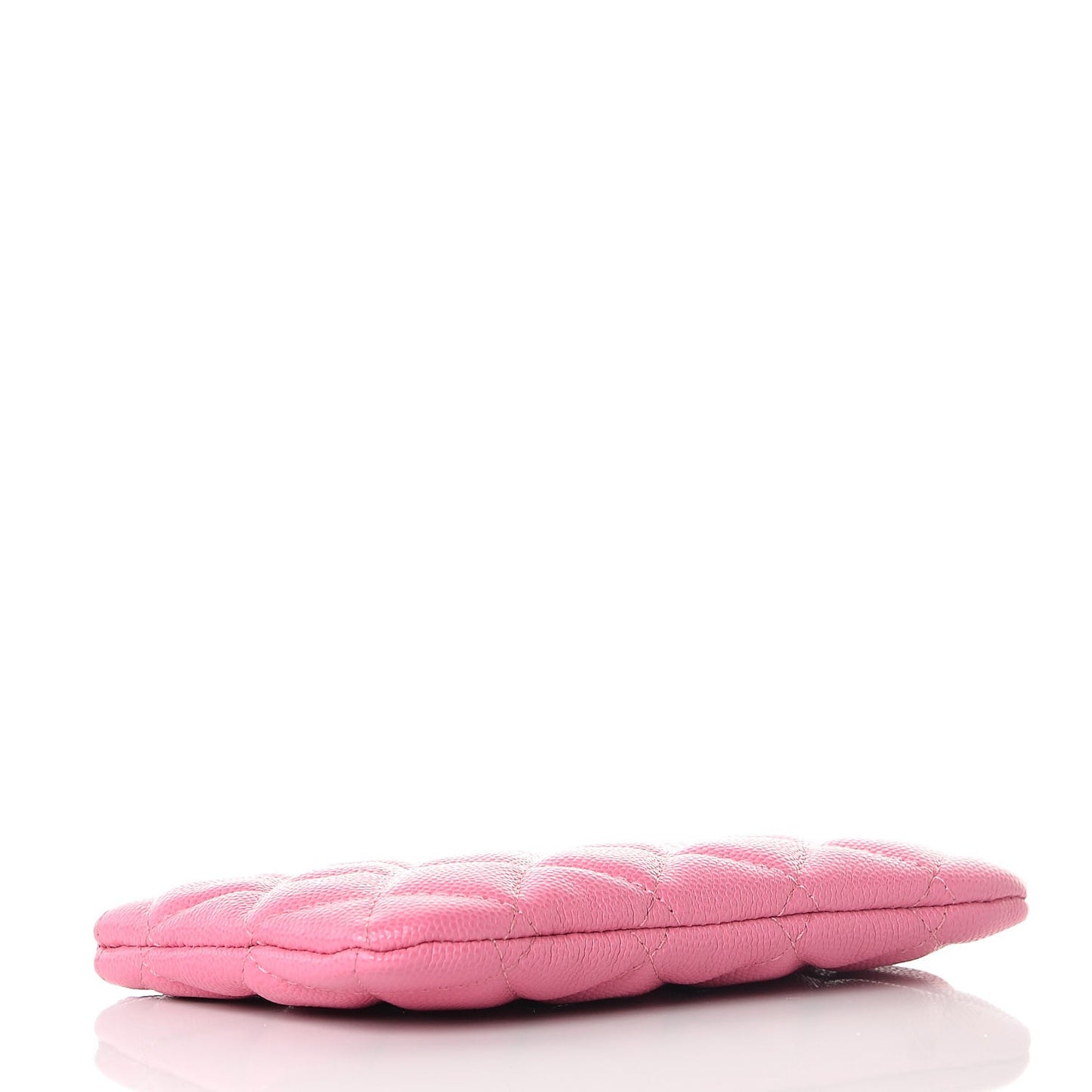 Caviar Quilted Small Cosmetic Case Pink