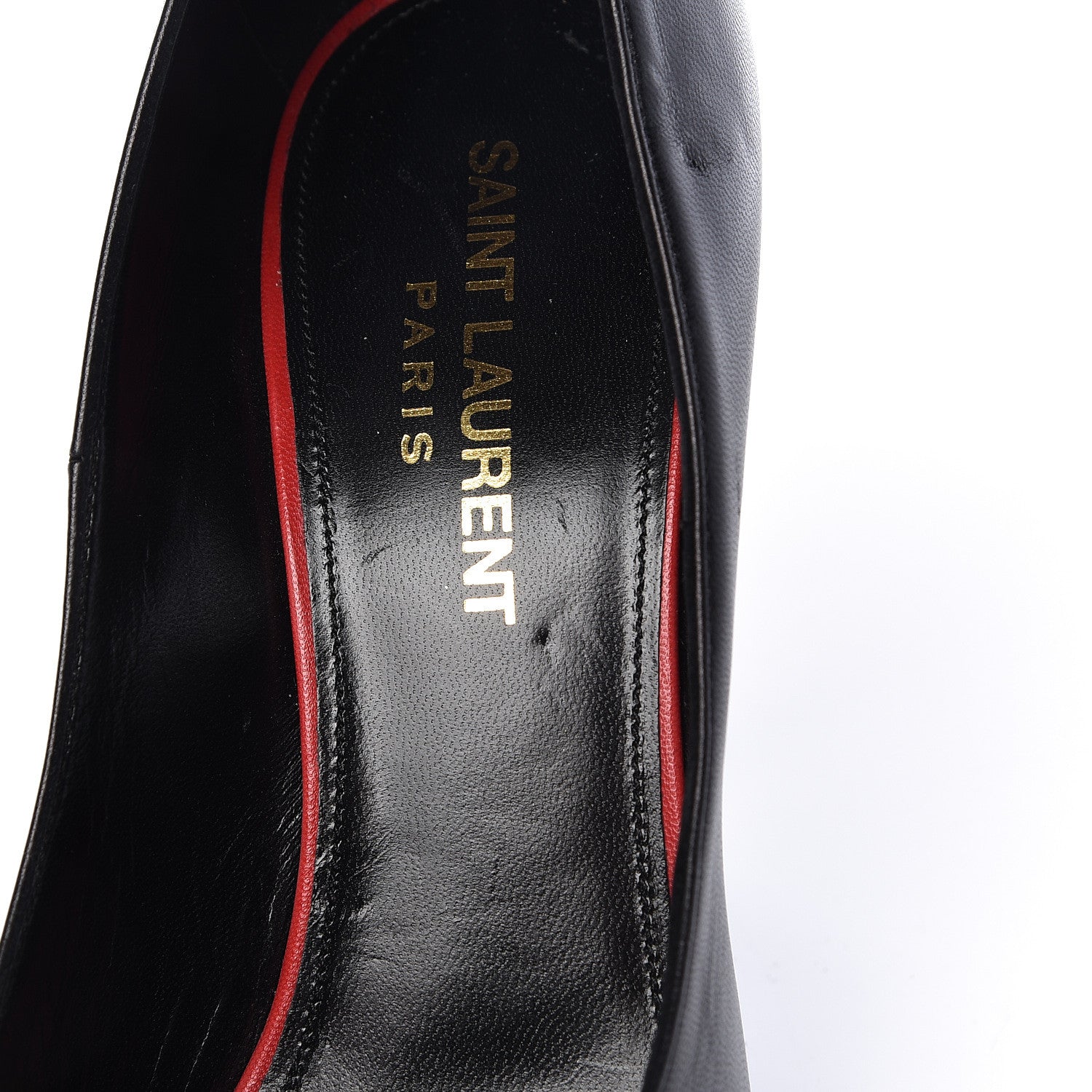 Saint Laurent Calfskin Zoe 105 Pump 36 Black 9 of 13
