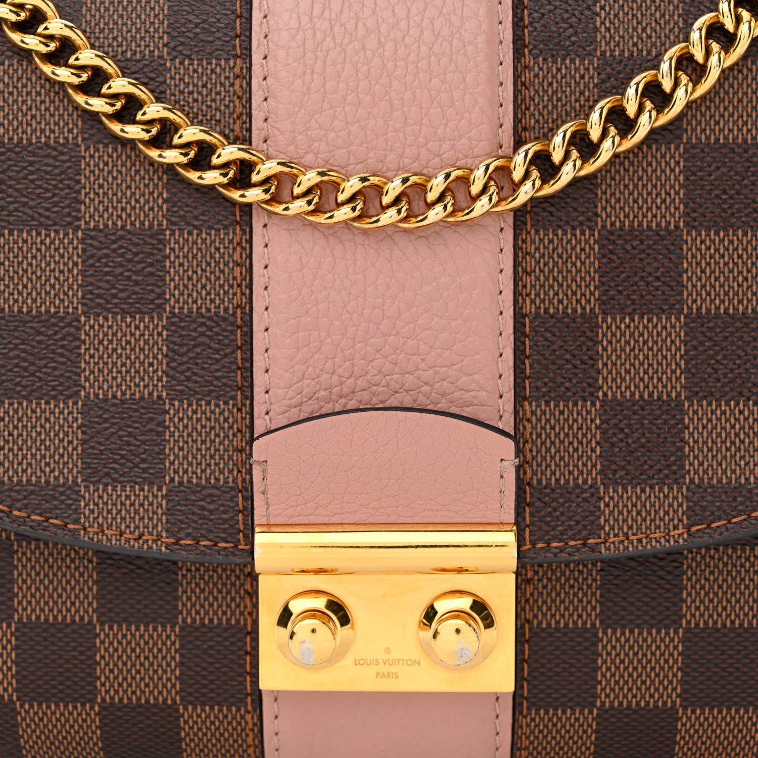 Louis Vuitton Damier Ebene Cuir Taurillon Wight Magnolia 8 of 10