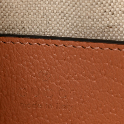 Gucci Monogram Textured Dollar Calfskin Mini Ophidia Shoulder Bag Cloche Rose Pink 6 of 11