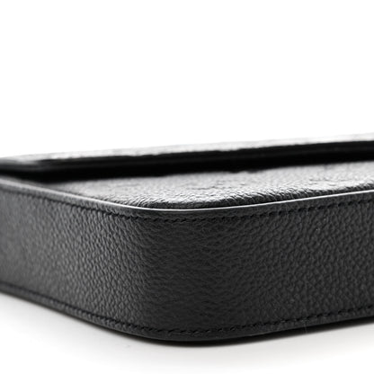 Louis Vuitton Empreinte Pochette Felicie Chain Wallet Black 12 of 13