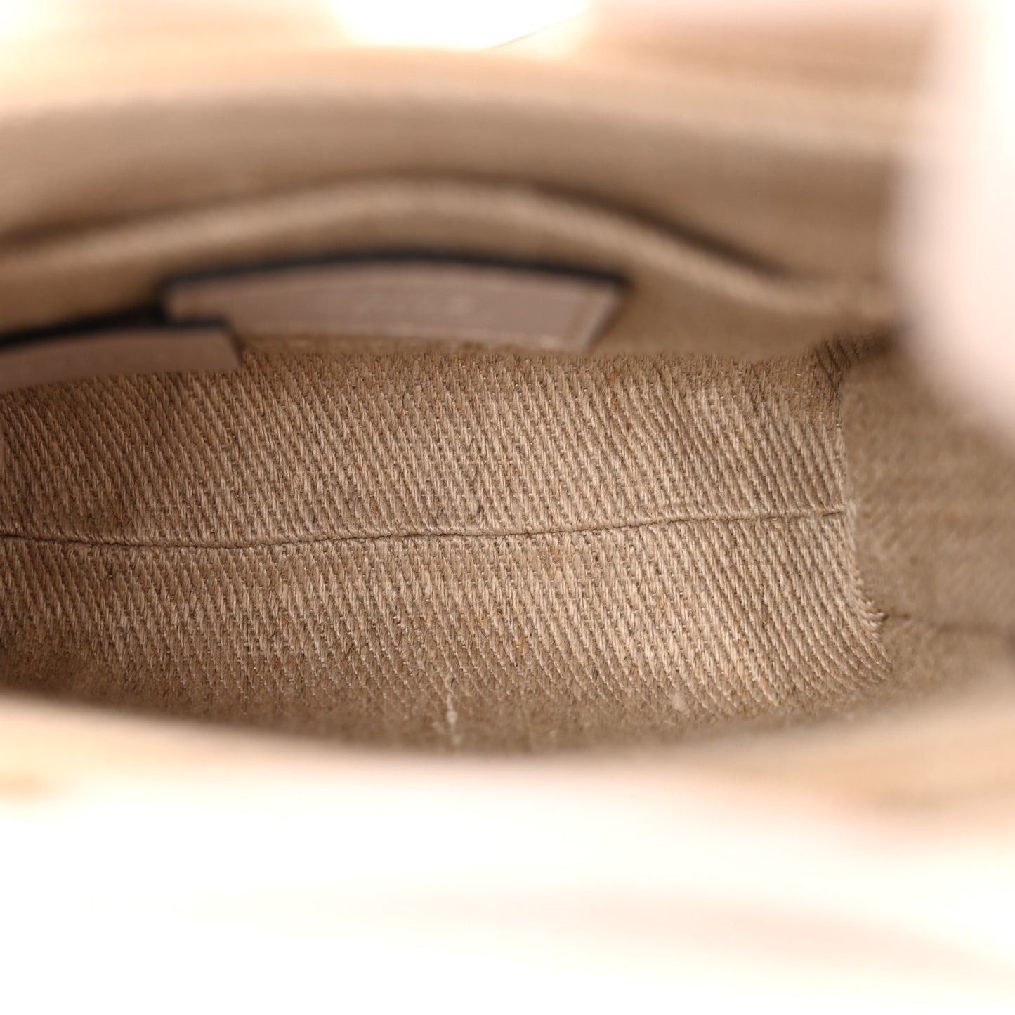 Cotton Calfskin Nano Woody Ribbon Tote White Pink