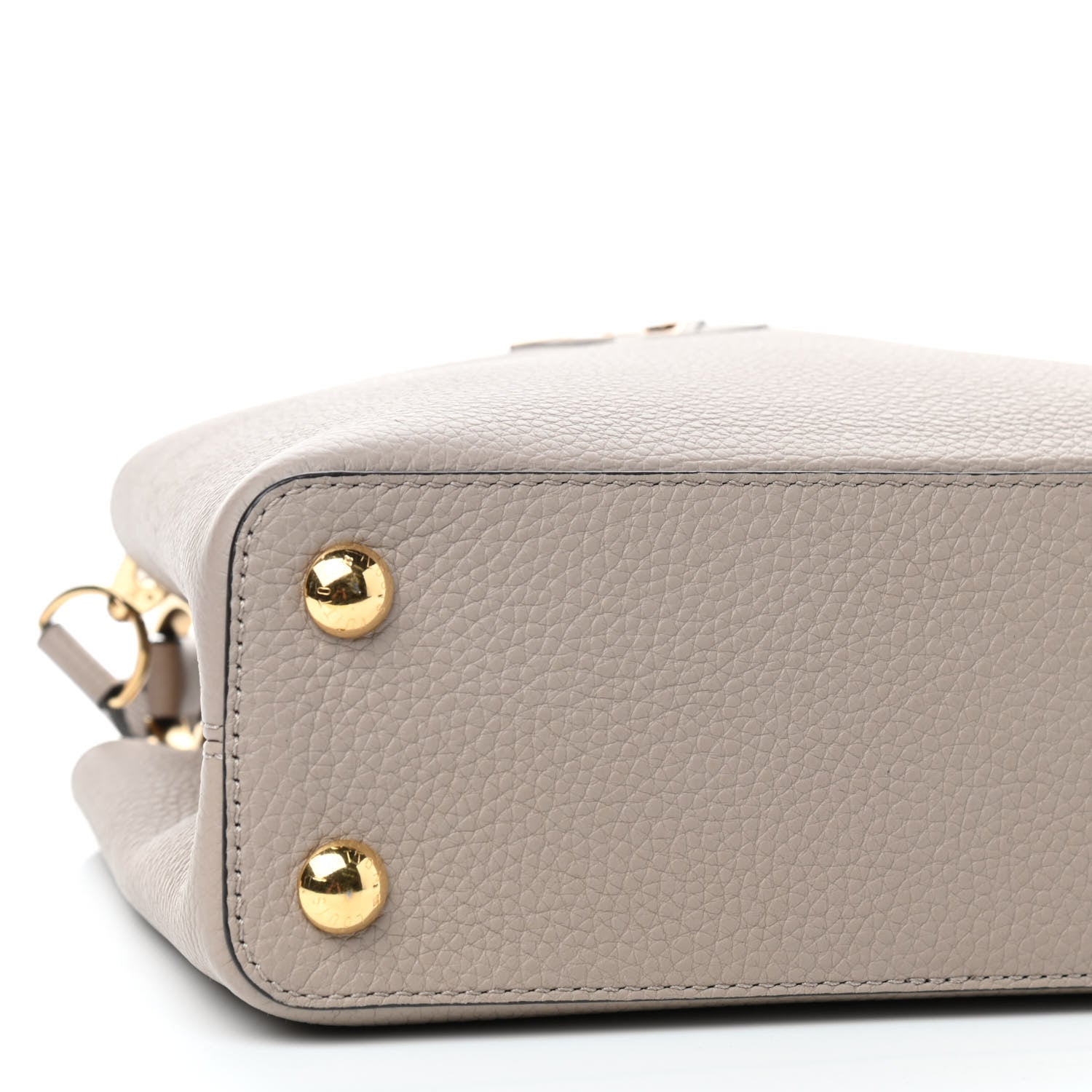 Louis Vuitton Taurillon Capucines BB Galet 7 of 8