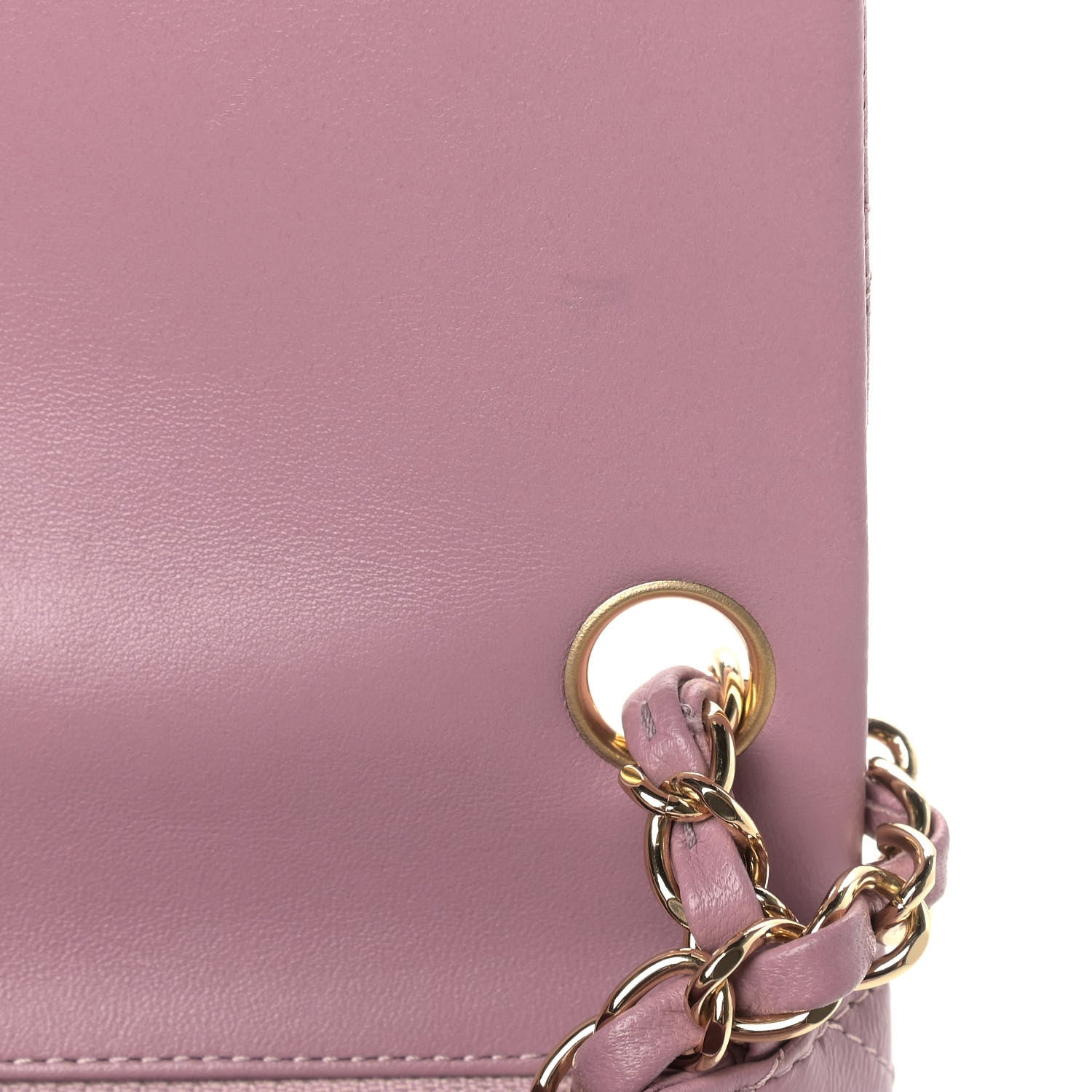 Chanel Lambskin Quilted Mini Square Flap Light Purple 12 of 12
