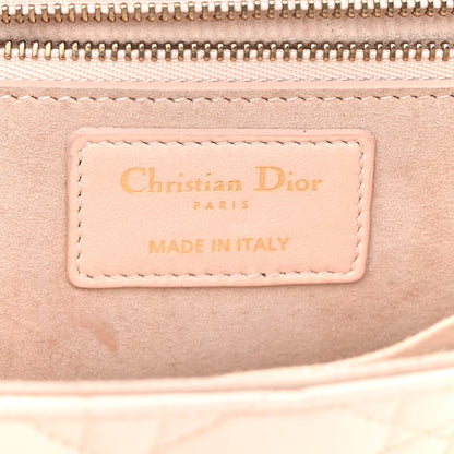 Christian Dior Lambskin Cannage Large Dioraddict Flap Rose Poudre 5 of 11