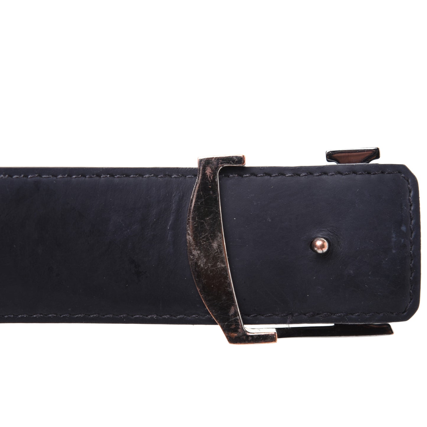 Monogram Eclipse Taigarama 40mm LV Initiales Reversible Belt 95 38 Black