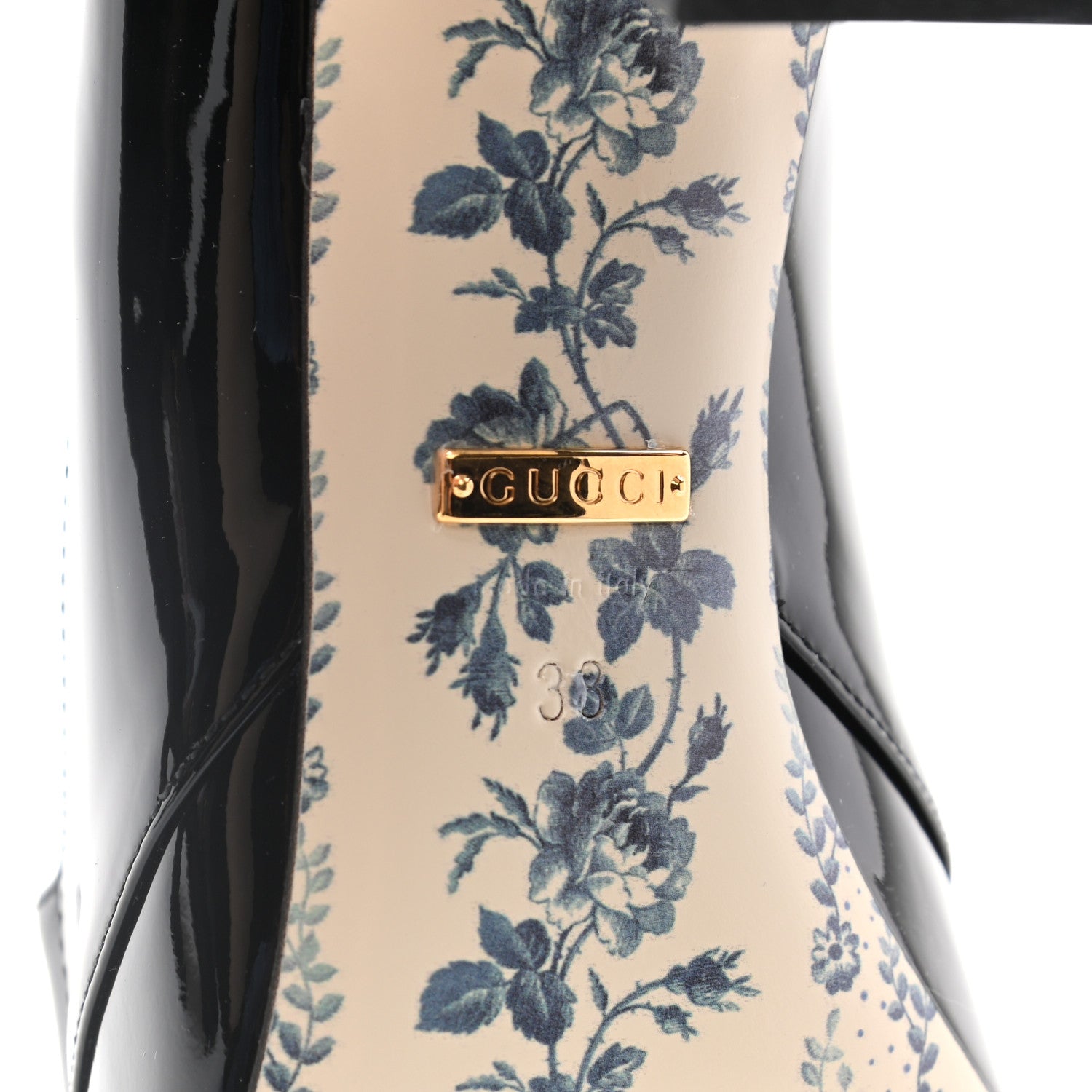Gucci Vernice GG Victoire 55mm Loafer Pumps 38 Black 7 of 8