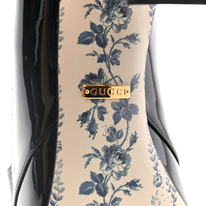 Gucci Vernice GG Victoire 55mm Loafer Pumps 38 Black 7 of 8