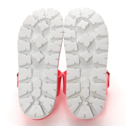 Prada EVA Rubber Buckled Lug Sole 20mm Thong Sandals 38 Begonia 5 of 9