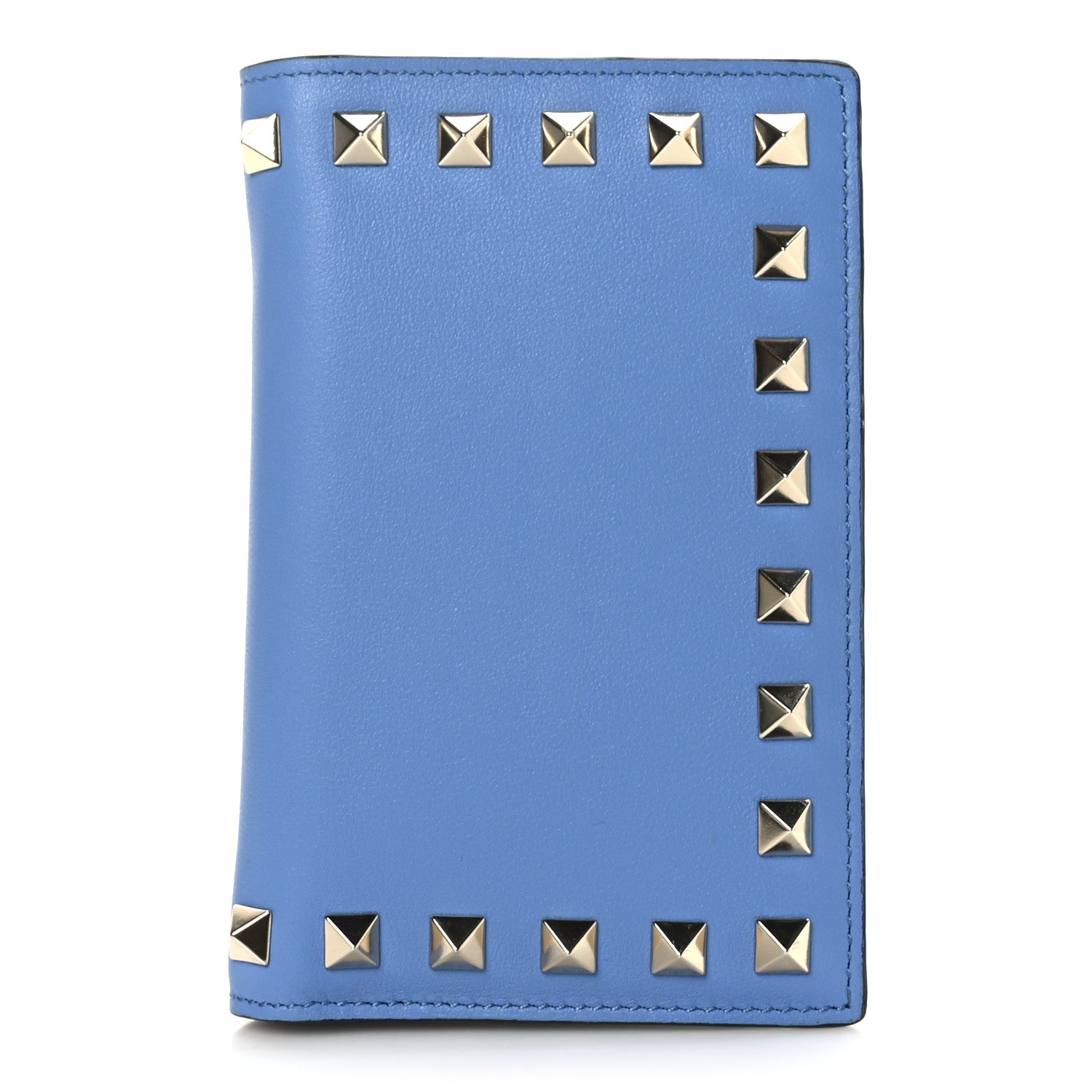 Valentino Garavani Calfskin Rockstud Bi-Fold Organizer Wallet Angel 1 of 7