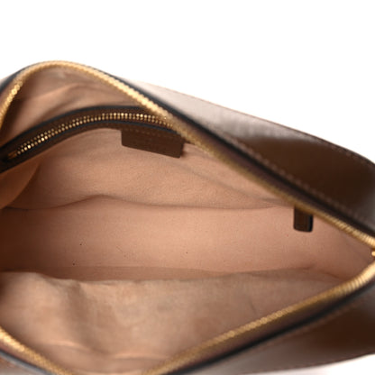 Gucci GG Supreme Monogram Small Horsebit 1955 Shoulder Bag Beige Brown Sugar 5 of 9