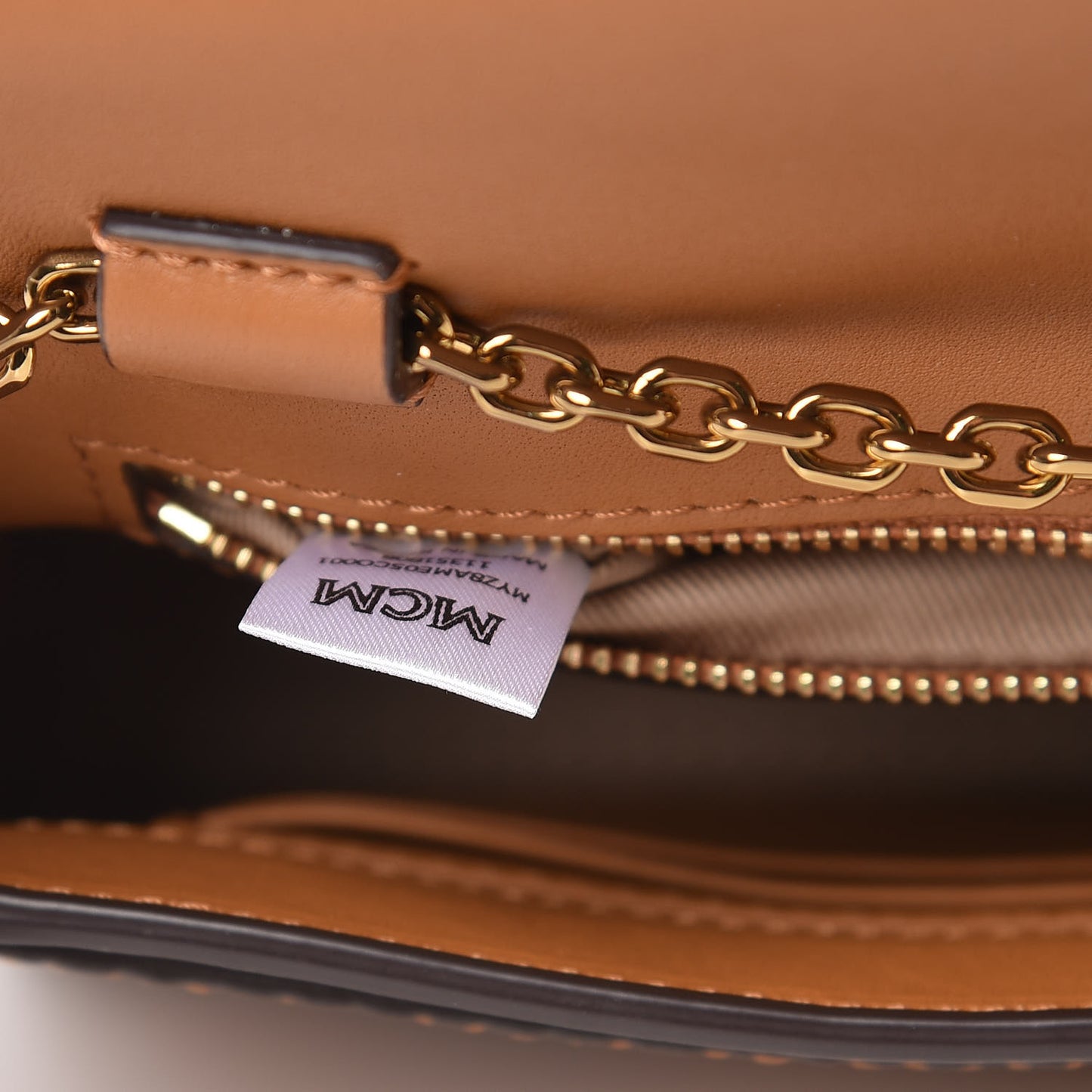 Visetos Millie Wallet On Chain Cognac