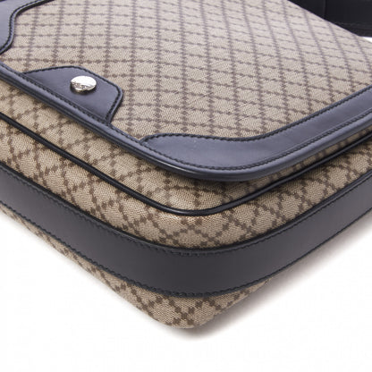 Gucci Diamante Flap Messenger Bag Beige Black 5 of 10
