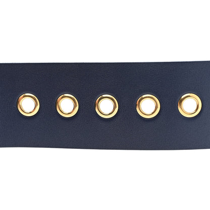 Christian Dior Calfskin Diorquake Belt 80 32 Blue 4 of 6