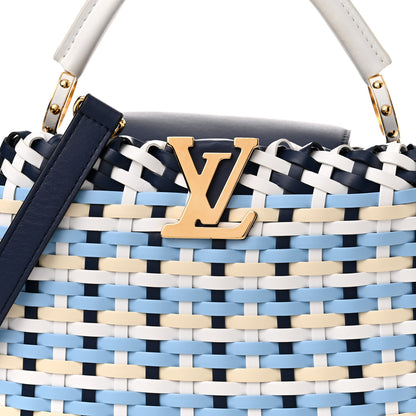 Louis Vuitton Taurillon Calfskin Guinguette Capucines BB Blue Indigo 7 of 10