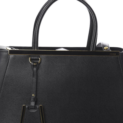 Fendi Vitello Elite Regular 2Jours Tote Black 8 of 8