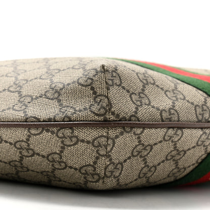 Gucci GG Supreme Monogram Web Small Ophidia Half Moon Hobo Brown 9 of 11