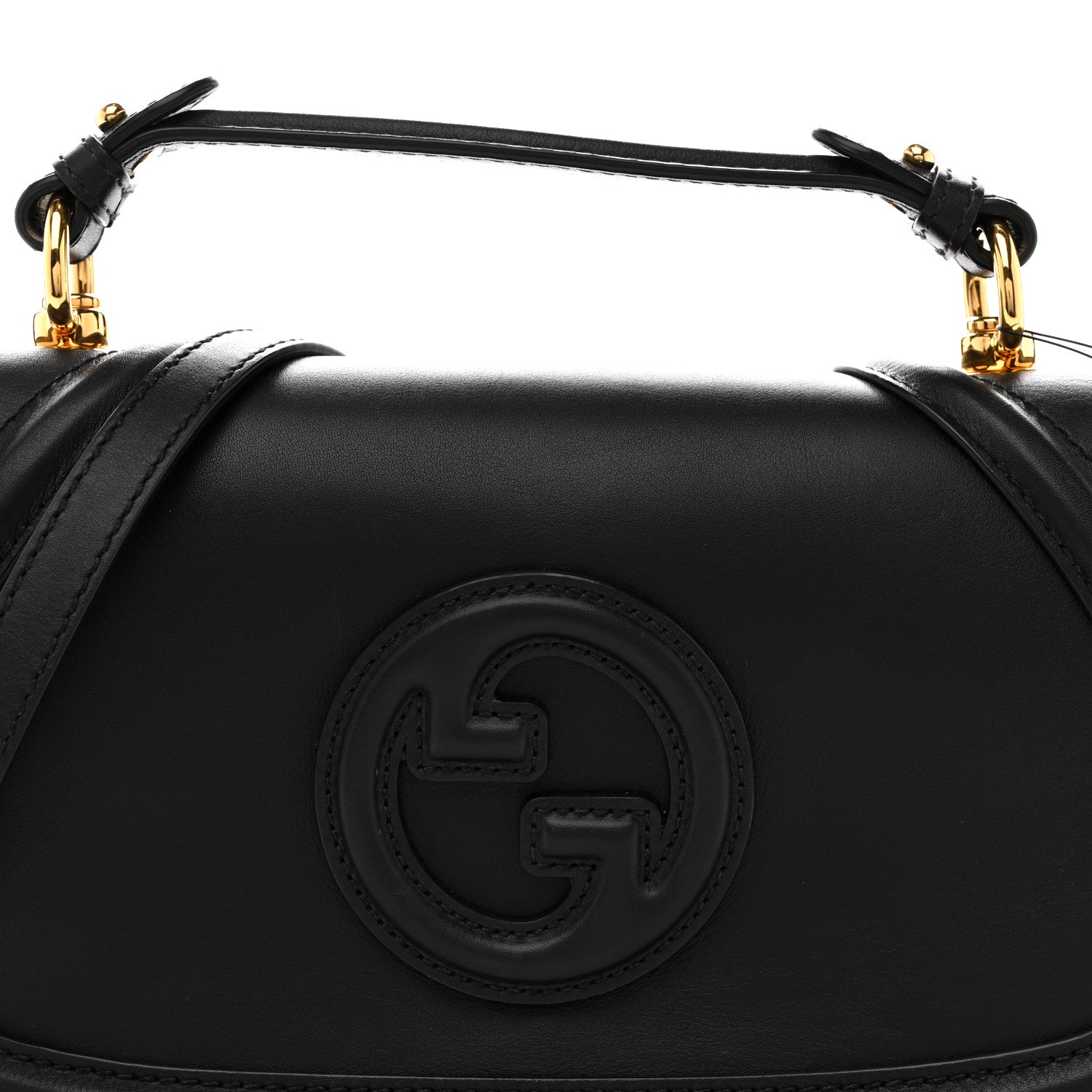 Gucci Arabella Calfskin Medium Blondie Top Handle Bag  Black 8 of 13
